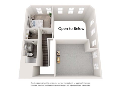Floor plan for 3 beds, 3 baths, 1552 sqft